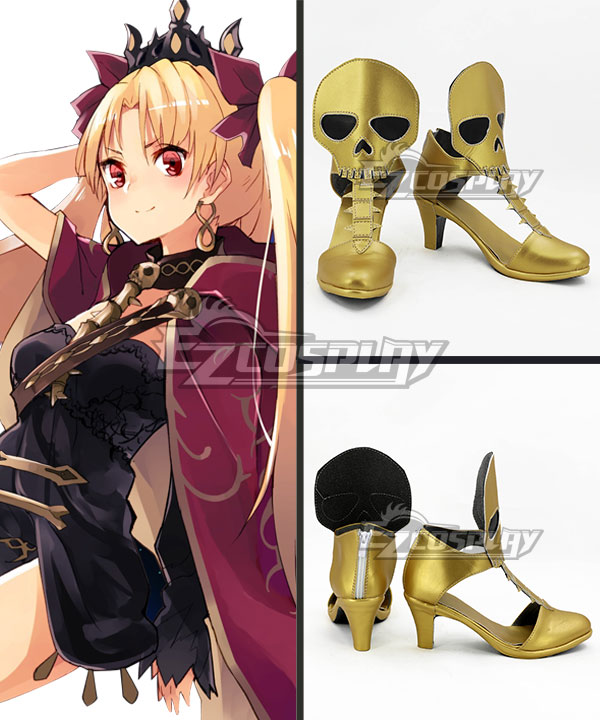 Fate Grand Order Ereshkigal Ereshukigaru Golden Cosplay Shoes