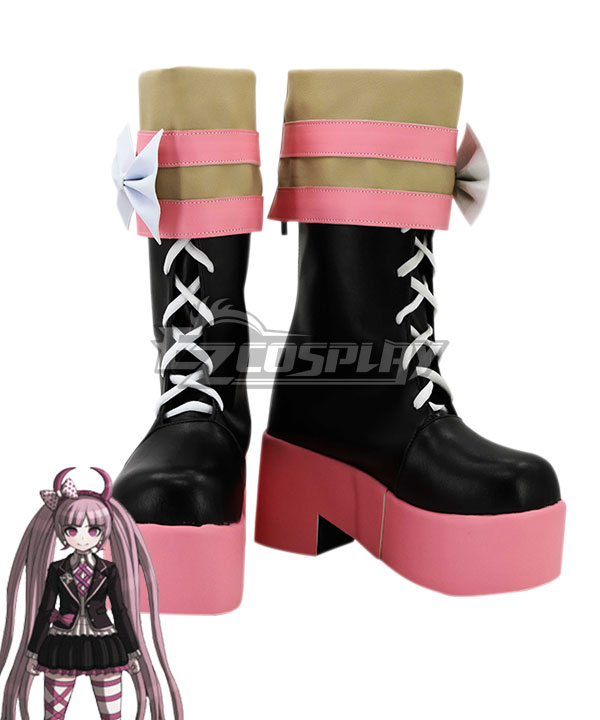 Danganronpa Kotoko Utsugi Pink Shoes Cosplay Boots