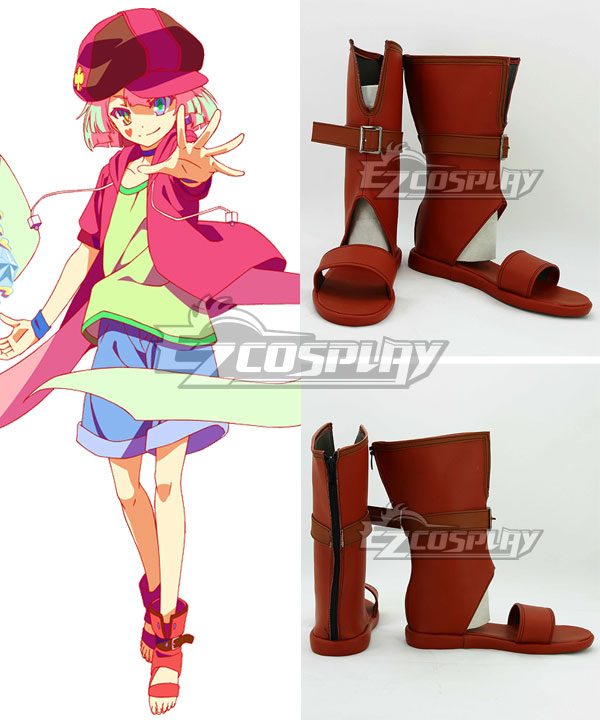 No Game No Life Tet Brown Shoes Cosplay Boots
