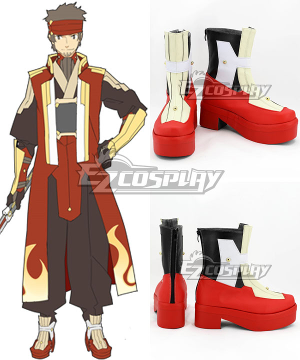 Sword Art Online Ordinal Scale Klein Ryoutarou Tsuboi Movie Red Shoes Cosplay Boots