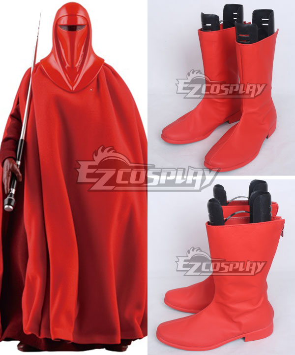 Star Wars Red Royal Guard Red Shoes Cosplay Boots
