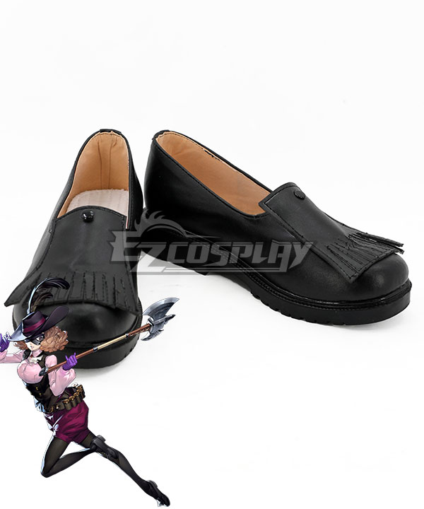 Persona 5 Noir Haru Okumura Black Cosplay Shoes