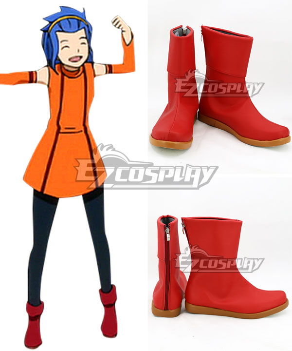 Fairy Tail Levy Mcgarden Red Shoes Cosplay Boots