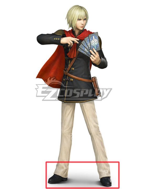 Final Fantasy Type-0 Ace Black Cosplay Shoes