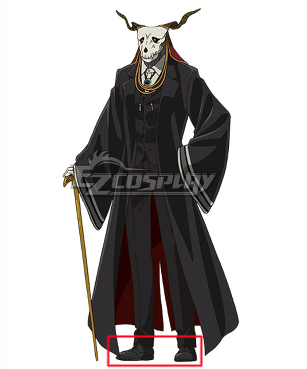 

The Ancient Magus' Bride Mahoutsukai no Yome Ellias Ainsworth Black Shoes Cosplay Boots