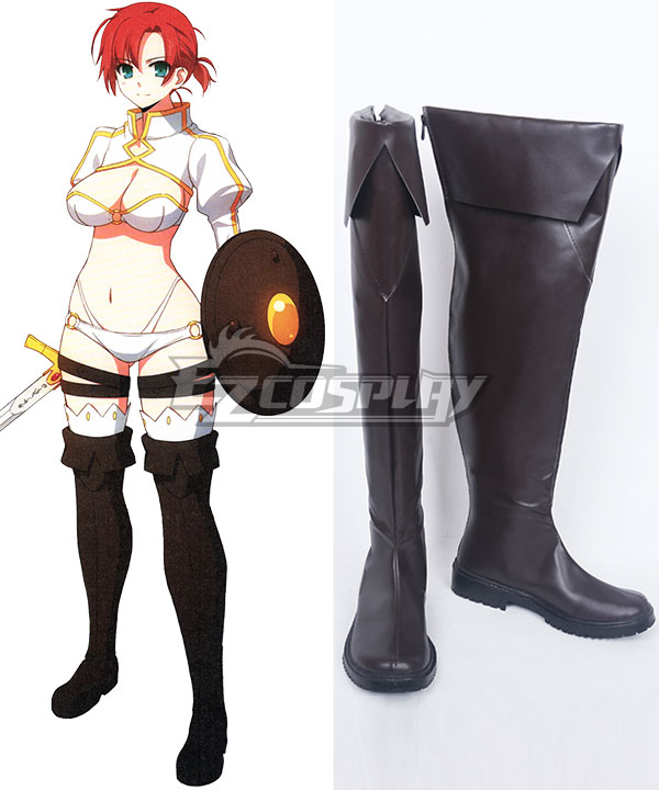 Fate Grand Order Rider Boudica Black Shoes Cosplay Boots