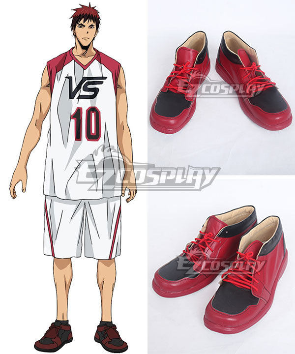 Kuroko's Basketball Last Game Taiga Kagami Red Cosplay Shoes