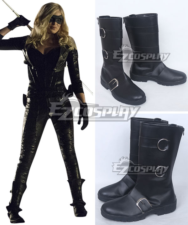 

DC Comics Green Arrow Sara Lance Black Shoes Cosplay Boots