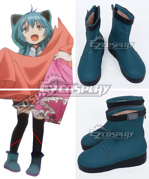 

Clockwork Planet Naoto Miura Female Blue Cosplay Shoes