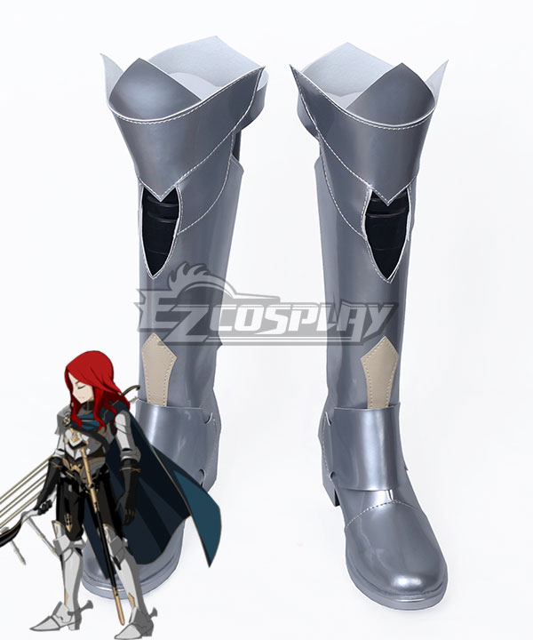 Fate Grand Order Archer Tristan Silver Cosplay Boots