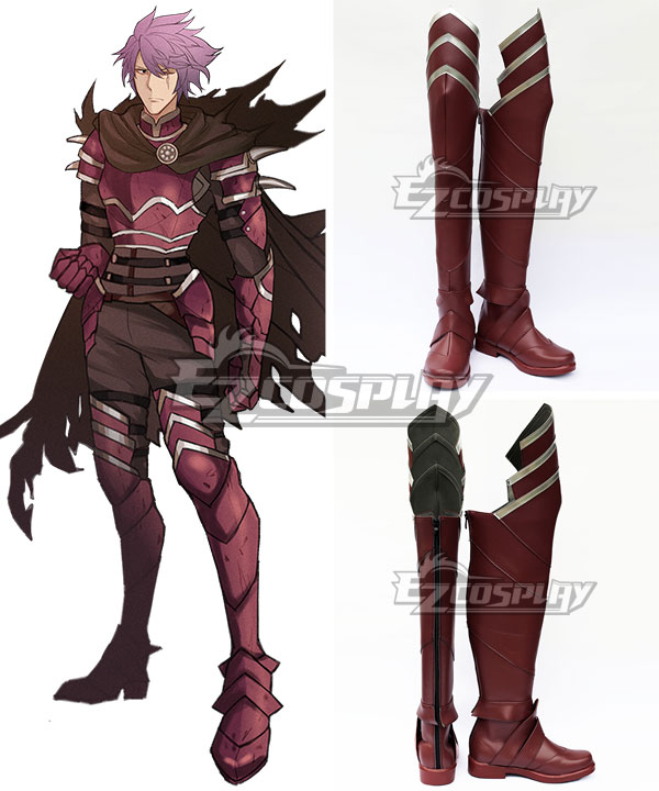 FE Deen Red Shoes Cosplay Boots
