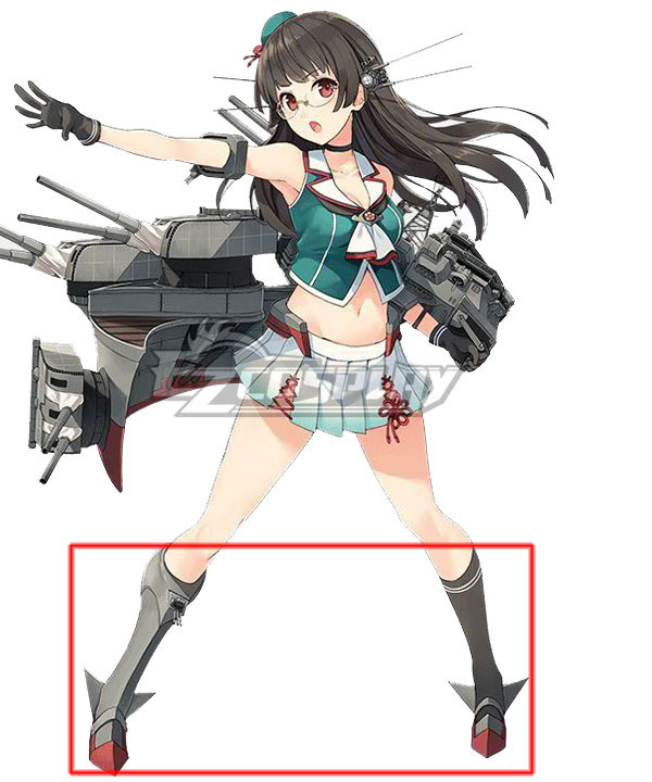

Kantai Collection Chokai Grey Shoes Cosplay Boots