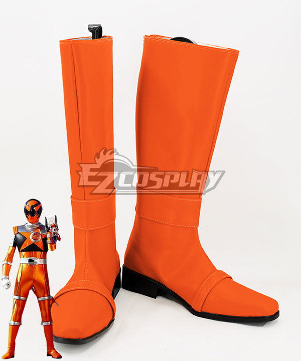 Uchuu Sentai Kyuranger Sasori Orange Stinger Orange Shoes Cosplay Boots