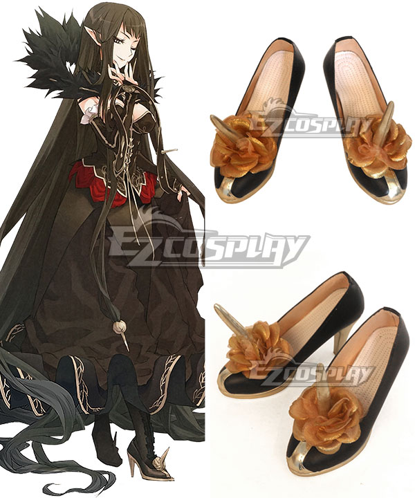 Fate Grand Order Fate Apocrypha Semiramis Ototsugu Konoe Black Cosplay Shoes