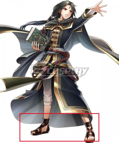 

Fire Emblem Path Of Radiance Soren Brown Cosplay Shoes