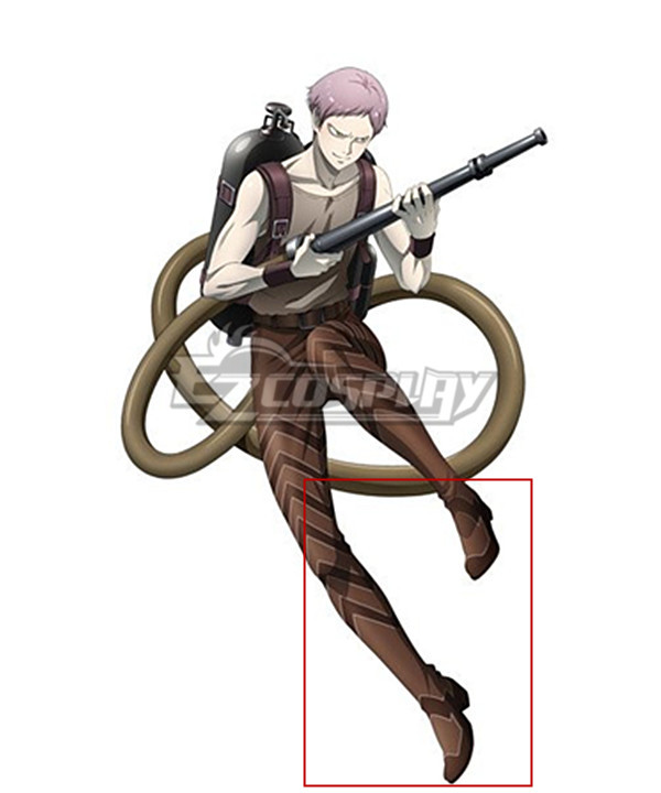 Juuni Taisen Zodiac War Elder Brother Tatsumi Snake Elder Brother Tatsumi Dragon Brown Shoes Cosplay Boots