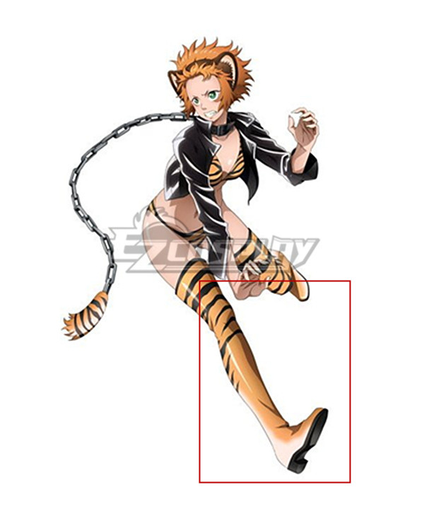 Juuni Taisen Zodiac War Kanae Aira Tiger Tora Orange Cosplay Wig