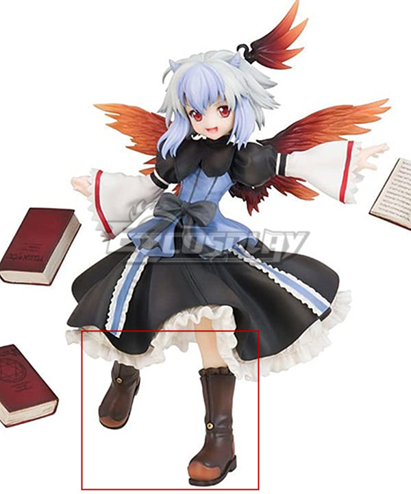 Touhou Project Tokiko Brown Shoes Cosplay Boots