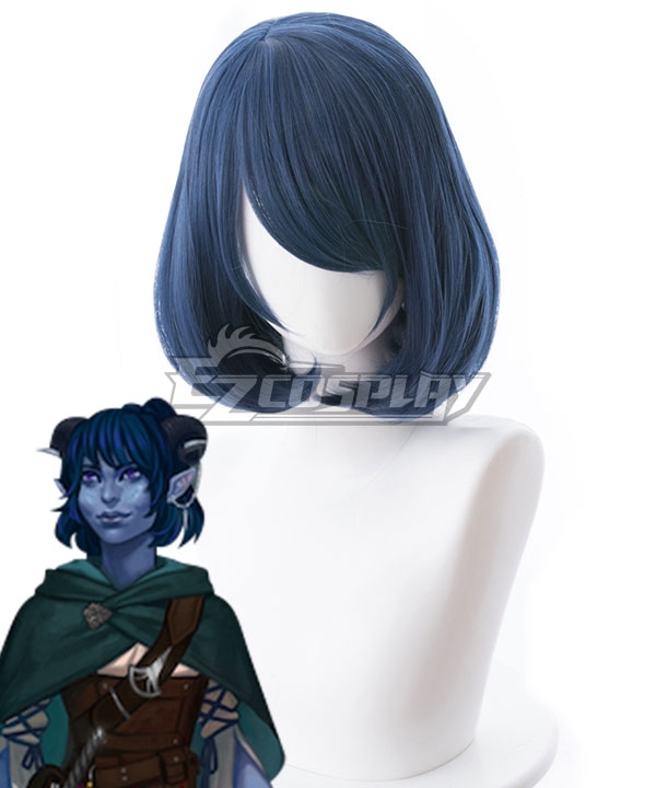 Critical Role Jester Lavorre Blue Cosplay Wig - 482A