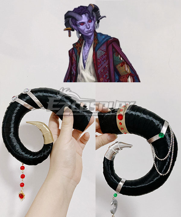 Critical Role Mollymauk Tealeaf Horn Cosplay Accessory Prop
