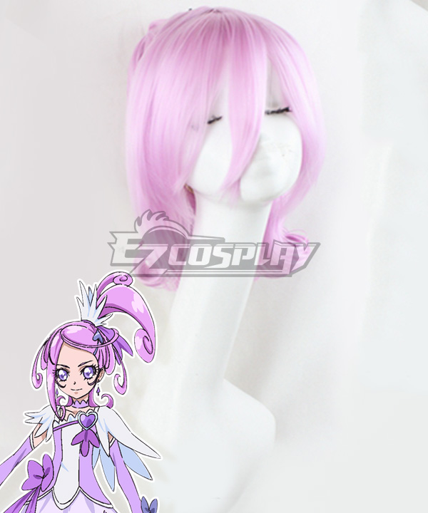 Cure Rosetta Doki Doki! Pretty Cure Heart Kenzaki Makoto Purple Cosplay Wig