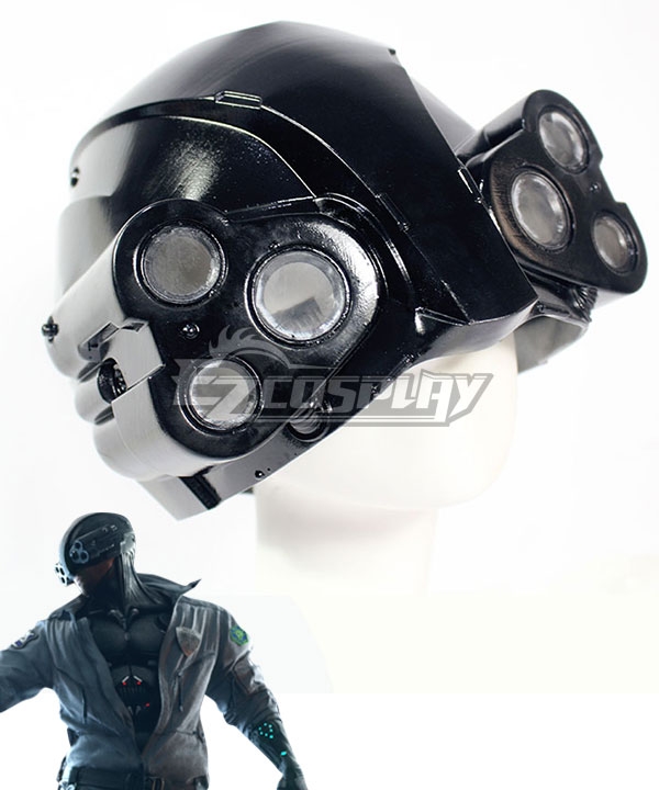 Cyberpunk 2077 One Person Black Helmet Cosplay Accessory Prop