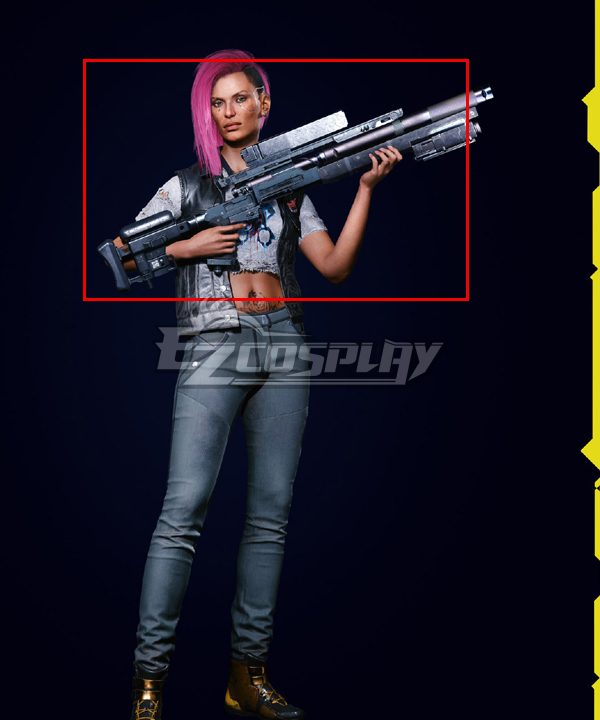 Cyberpunk 2077 V Female Nomad Cosplay Weapon Prop