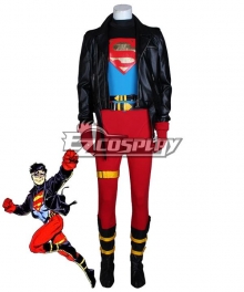 DC Comic Superboy Titans Kon-El Cosplay Costume