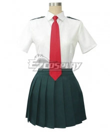 My Hero Academia Boku no Hero Akademia Ochako Uraraka Kyoka Jiro Tsuyu Asui Summer School Uniform Cosplay Costume