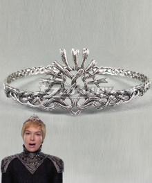 Game of Thrones Season 7 Cersei I Lannister Cersei Lannister Headwear Imperial Crown Silver Cosplay Accessory Prop