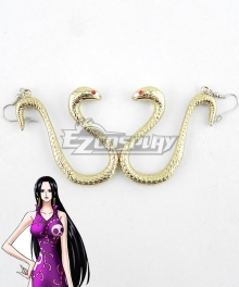 boa hancock snake earrings