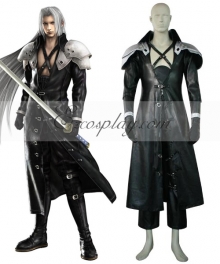 Final Fantasy VII FF7 Sephiroth Deluxe Cosplay Costume