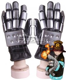 Fire Force Enen No Shouboutai Shinra Kusakabe Battle Suit Gloves Cosplay Accessory Prop