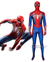 Marvel 2018 PS4 Spider-Man Spiderman Zentai Jumpsuit Cosplay Costume