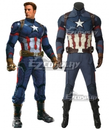 Marvel Avengers: Endgame Steven Rogers Captain America Cosplay Costume