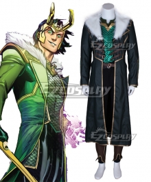 Marvel's The Avengers Loki Laufeyson Odinson Manga Cosplay Costume