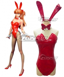 Neon Genesis Evangelion EVA Asuka Langley Sohryu Bunny Ver. Costume