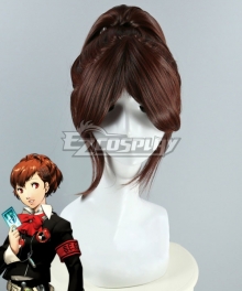 Shin Megami Tensei: Persona 3 Female Protagonist Minako Arisato Brown Cosplay Wig
