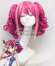 Yu-Gi-Oh! Yugioh ARC-V Yuzu Hiragi Pink Cosplay Wig