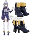 86--EIGHTY-SIX Vladilena Milize Blue Shoes Cosplay Boots