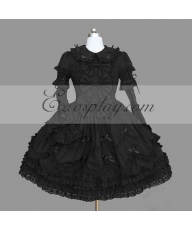 Black Gothic Lolita Dress -LTFS0114