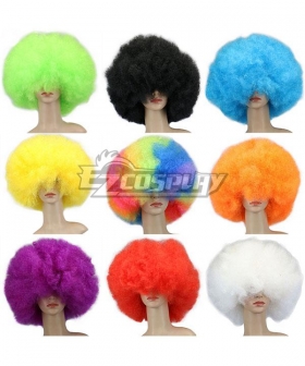 General Multicolor Afro-hair Cosplay Wig