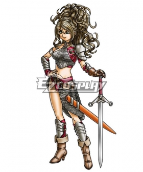 Dragon Quest IX Main Player Female Brown Cosplay Wig