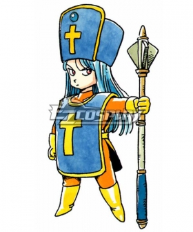 Dragon Quest III Priest Female Cosplay Costume