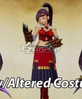 Dragon Quest XI Martina Jade Red Cosplay Costume