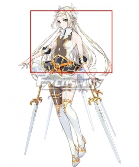 Epic Seven 7 Iseria Silver Cosplay Wig
