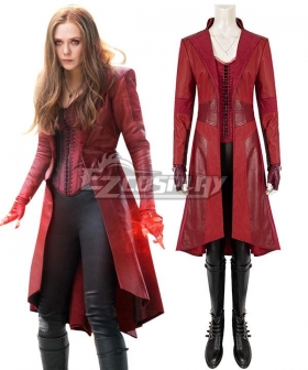 Marvel Captain America Civil War Scarlet Witch Wanda Maximoff C Cosplay Costume
