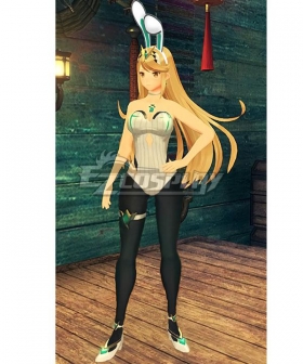 Xenoblade Chronicles 2 Bunny Girl Mythra Cosplay Costume