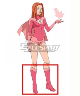 Invincible Atom Eve Pink Shoes Cosplay Boots