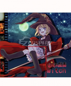 Vocaloid Kagamine Rin Giga Giga Witch Black Cosplay Boots